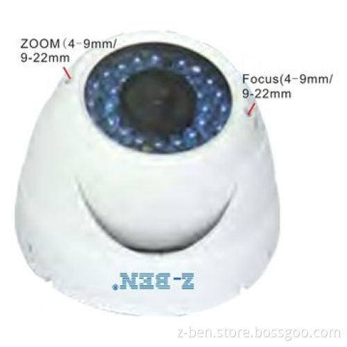 CCD CMOS Metal Dome Camera with 50m IR Distance
